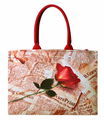 South Korea Portable leisure female bag canvas printing bag 1