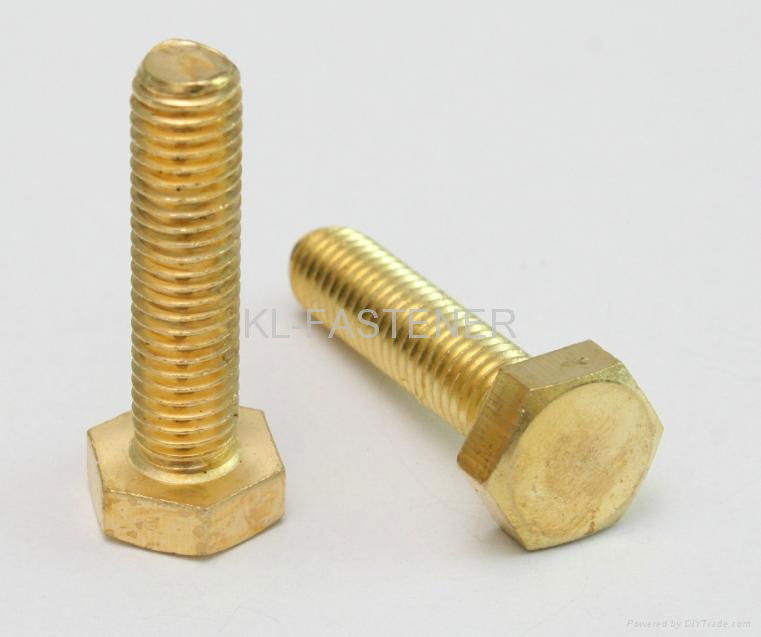 Hex Brassbolt DIN933