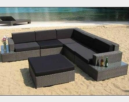 MTC-074 outdoor rattan sofa bed