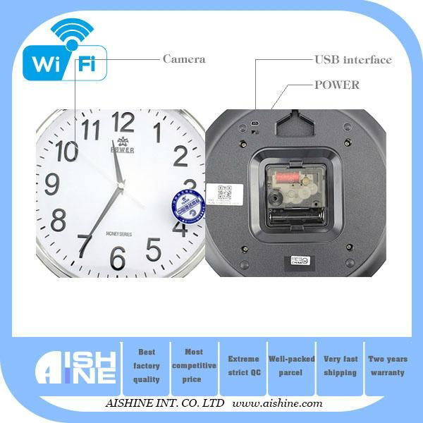 WIFI Wall Clock Camera 3