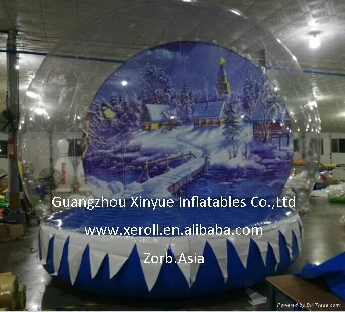 Hot sale giant inflatable snow globe for sale