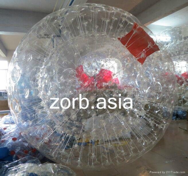 Latest inflatable human bowling ball games with zorb ball