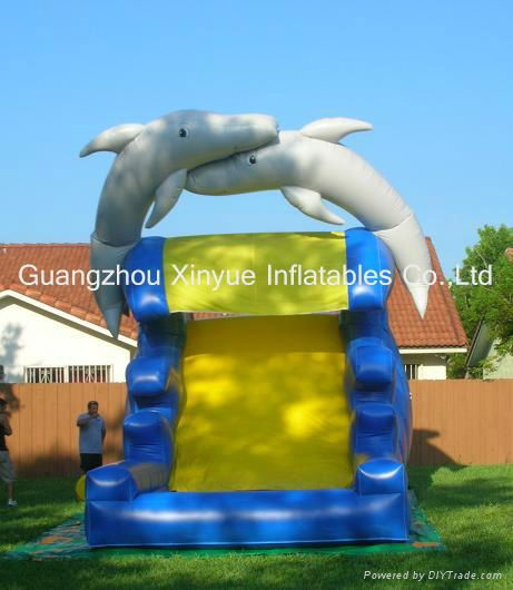 Commercial grade inflatable water slide for sale