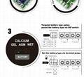 Smart 12V 15A solar charger battery charger controller 4