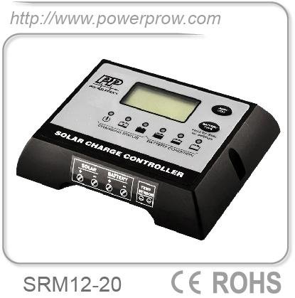 Digital 12v 20a battery charger solar controller