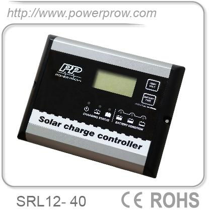 Digital 12v 40a solar panel charge controller battery charge controller