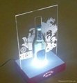 hot sale led light up acrylic wine display rack supplier 4