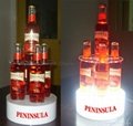 hot sale led light up acrylic wine display rack supplier 5