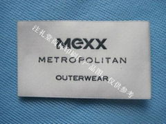 custom high density woven labels