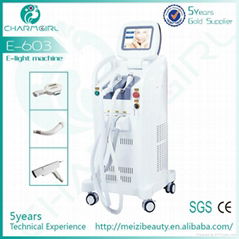 Charmgirl E-603 latest ipl rf nd yag laser hair removal machine