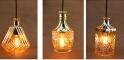 Wire bottle pendant lamp series