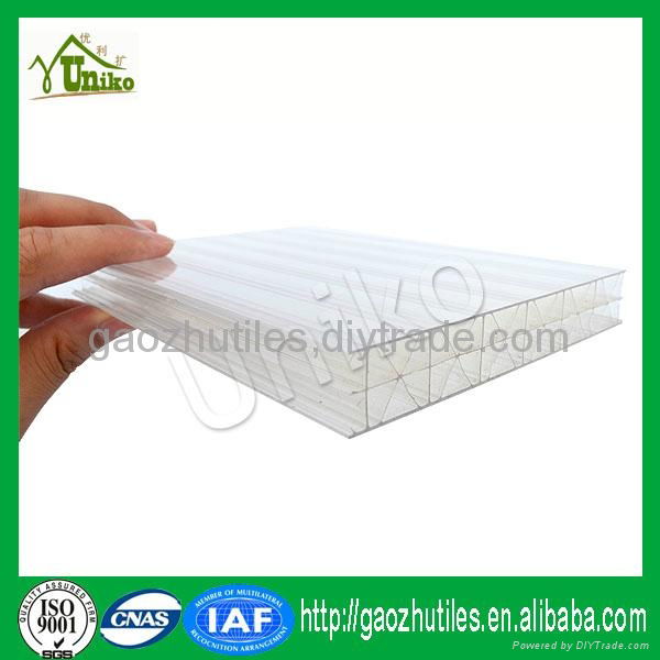 low price policarbonate sheet pc hollow sheet 3