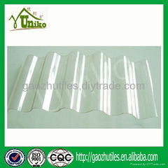 good good self-cleaning performance low price pc corrugated sheet for factory