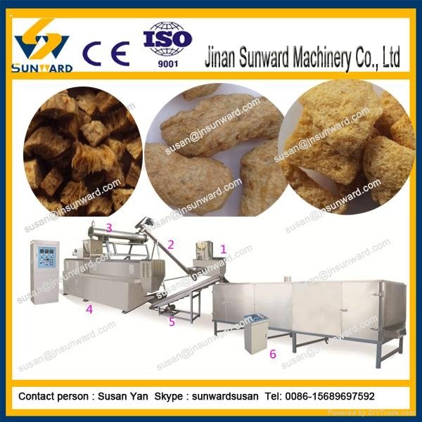CEcertification high quality soya protein extruder machine