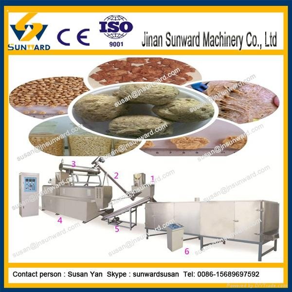 CEcertification high quality soya protein extruder machine 4