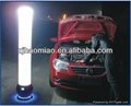 portable led illuminating battery light tower for darkness