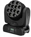 12*10w Beam Moving Head Light LCD Display led moving head light dj stage moving  2