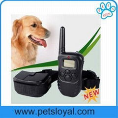 Promotion 300 Meters LCD Remote Control Dog Training Collar Bark Stop Collar