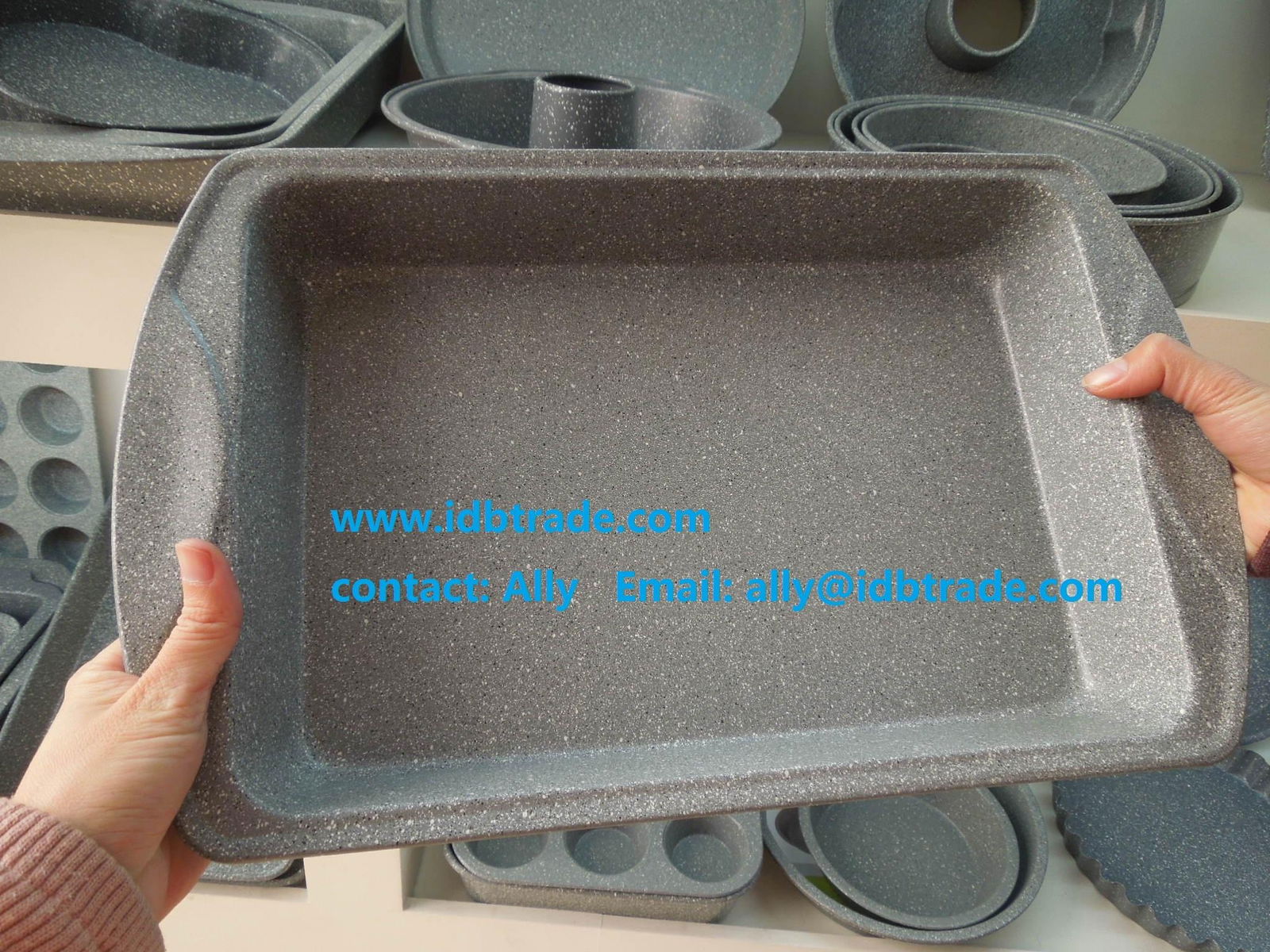 bundt pan carbon steel bakeware aluminum cake mould non stick coating 2