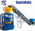 QT4-26 manual concrete brick making machine 