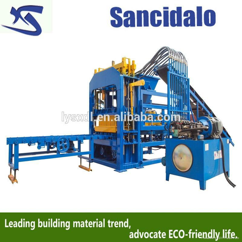 QT6-15A big capacity  hydraulic brick machine