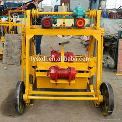 QT40-3B small flyash manual brick machine