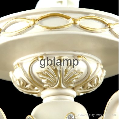 White Chandelier Crystal Lamp 3