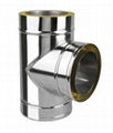 Stainless steel insulated chimneys