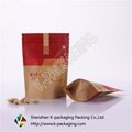 Wholesale Packaging Bags Brown Kraft Paper Bag for Tea 2
