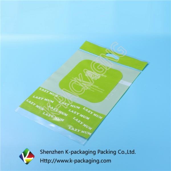 Customize Printed Vacuum Sealed Packaging of Rice with Handle 3
