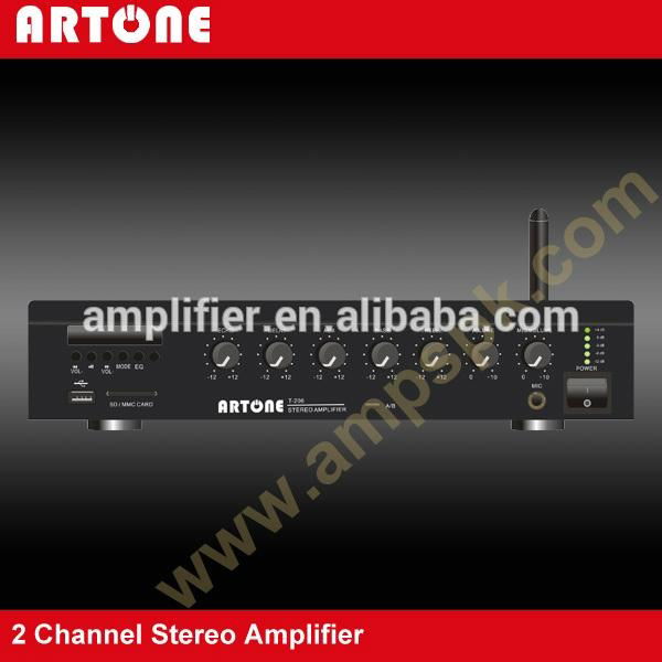 2 Channel Stereo Wireless Microphone Classroom Sound Amplifier T-206 3