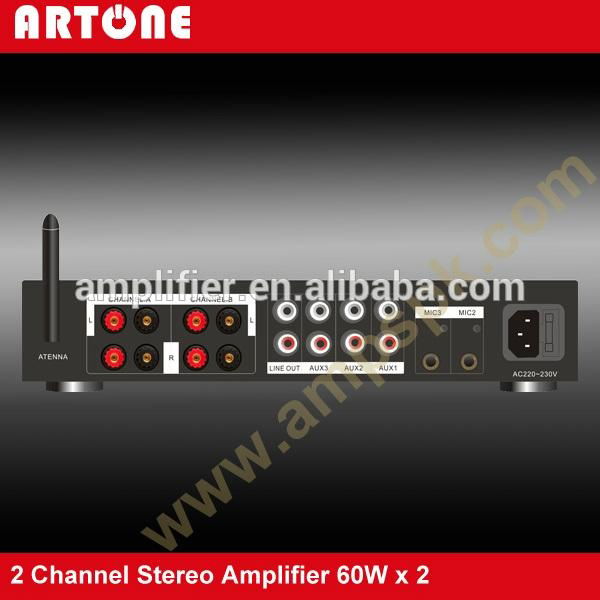 2 Channel Stereo Wireless Microphone Classroom Sound Amplifier T-206 2