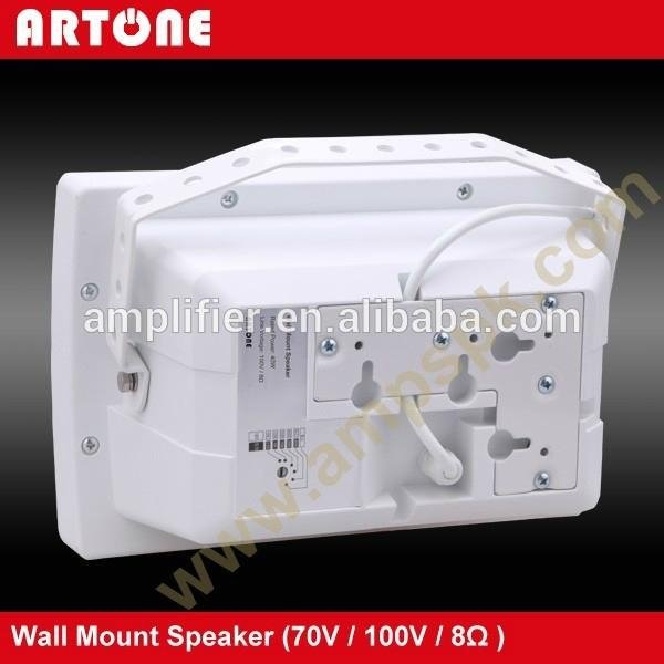 Black White 40W 100V 8-ohm PA Wall Mount Speaker BS-540 3