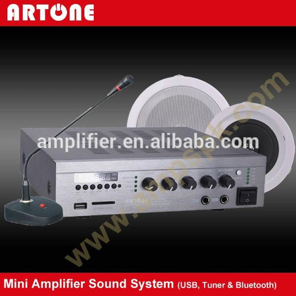 Mini MP3 USB FM Tuner Bluetooth PA Amplifier PMS-1030D 4