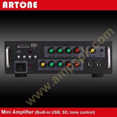 Home Hifi Shop Background Music Audio Mini Amplifier Remote Control KPA-218S