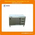all welded stainless steel cabinet with drawer fabrication 3