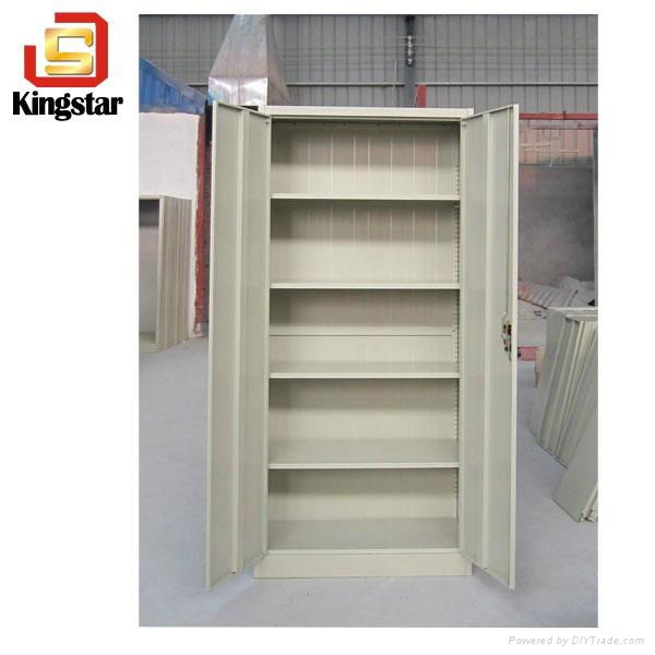 2 Swing Door Shelf Support Lockable Storage Used Metal Cabinets Sale