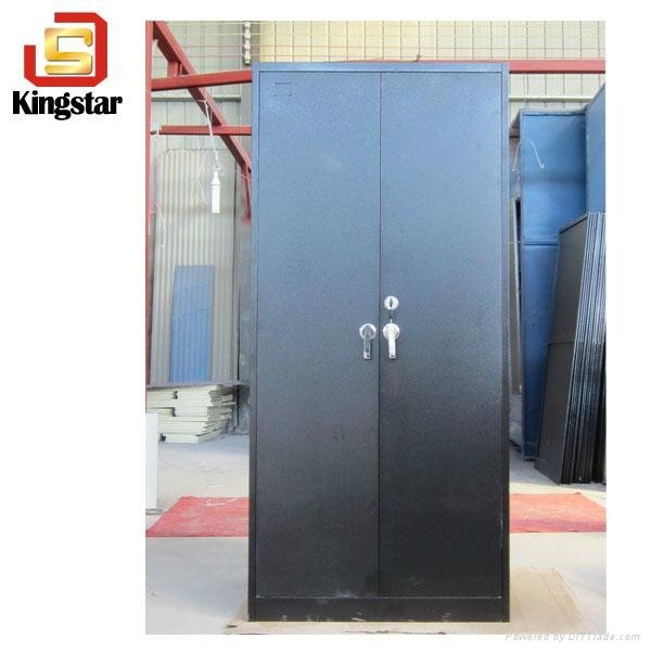 2 Swing Door Shelf Support Lockable Storage Used Metal Cabinets Sale 4