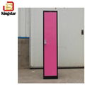 Luoyang Factory KD Structure Steel 1 Door Chaning Room Wardrobe 2