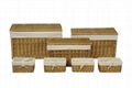 Wicker Storage  Trunks - set of 7 2