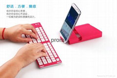 Ergonomics Folding 2.4G Wireless Bluetooth keyboard