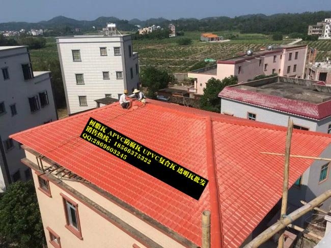 韶关乳源园林装饰仿古树脂瓦 2