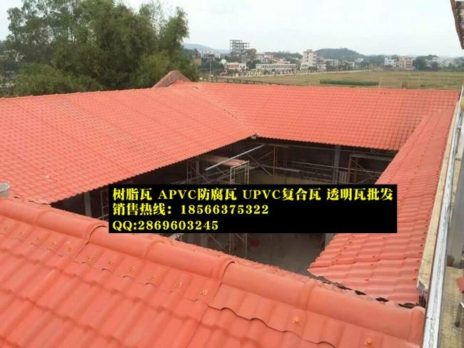 韶关乳源园林装饰仿古树脂瓦 3