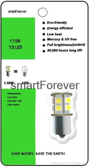  LED Bulbs for car  5050 BA15S Flat Foot Bronze Headlight car bulb 4
