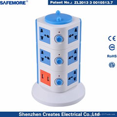 Power Extension Socket Universal Outlet