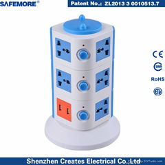 Power Extension Socket Universal Outlet Socket