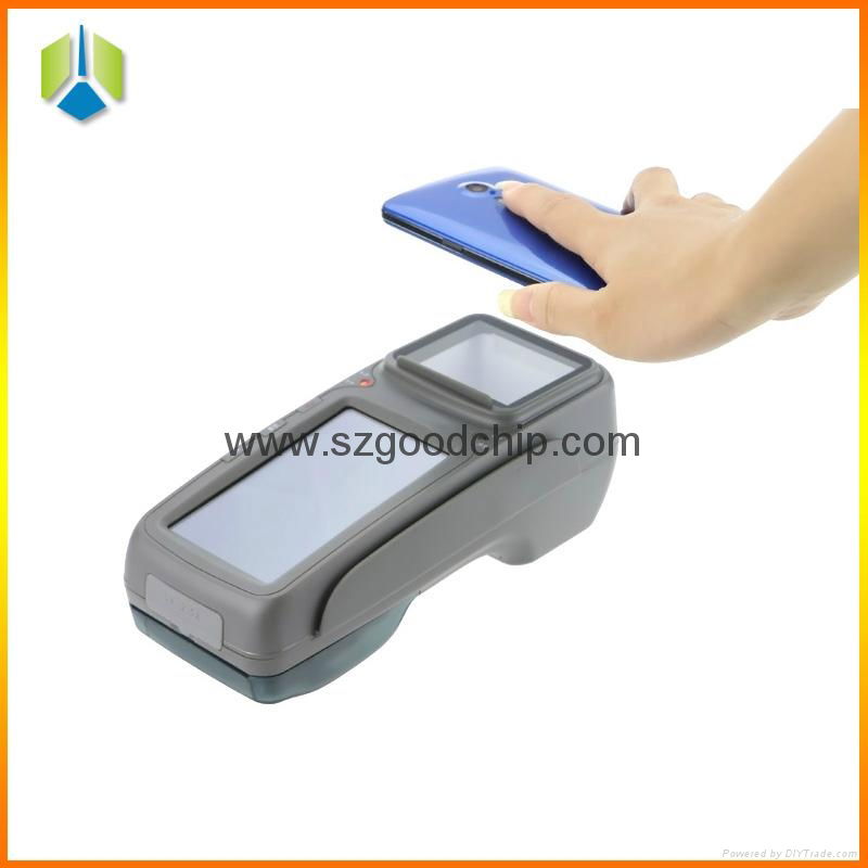 4.3 inch all in one android pos terminal with receipt printer and barcode scanne 3