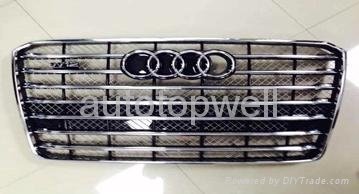 2014 A8 W12 front mesh grill 3