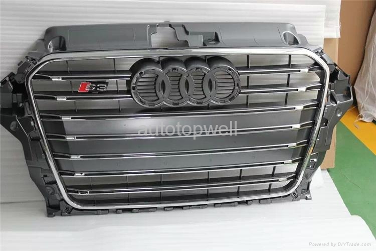 2013款以上奧迪A3 S3中網 黑漆 灰漆 4