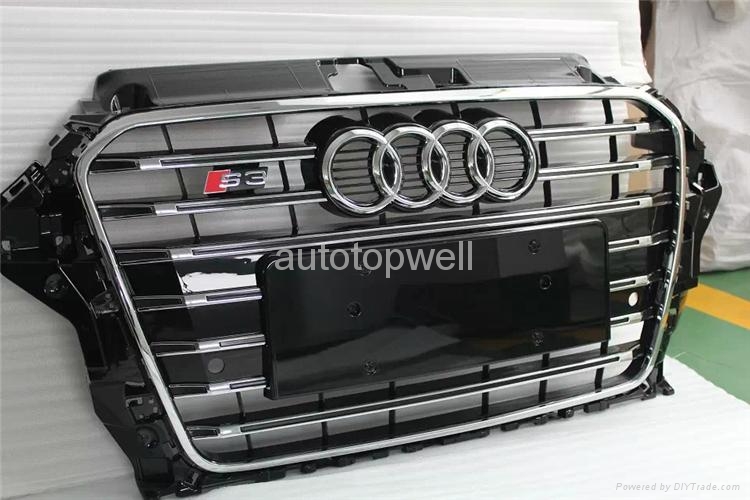 2013款以上奧迪A3 S3中網 黑漆 灰漆 5